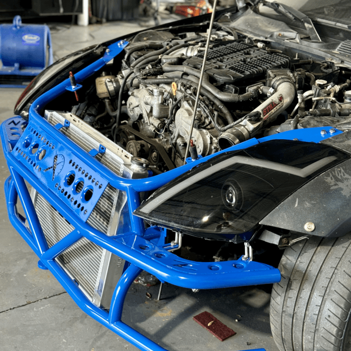 350z Nissan Bolt ON tube Front Top Angle