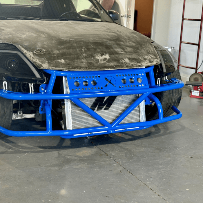 350z bolt on Tube Front Mishimoto Intercooler Bottom Left